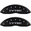 i-Vtec/i-Vtec Matte Black Powder Coat Finish Silver Characters. - image 1