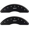2004 CHRYSLER PACIFICA BASE - SET OF 4 CALIPER COVERS MGP/MGP ENGRAVING MATTE BLACK POWDER COAT FINI - image 1