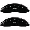 2011 CHRYSLER 300 BASE - SET OF 4 CALIPER COVERS MGP/MGP ENGRAVING BLACK POWDER COAT FINISH SILVER C - image 1
