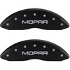 2011 CHRYSLER 300 BASE - SET OF 4 CALIPER COVERS MOPAR/MOPAR ENGRAVING MATTE BLACK POWDER COAT FINIS - image 1