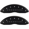 Crossfire Matte Black Powder Coat Finish Silver Characters. - image 1