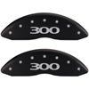 300/300 Matte Black Powder Coat Finish Silver Characters. - image 1