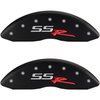2003 GMC SAFARI BASE - SET OF 4 CALIPER COVERS SSR GM PICKUP LOGOTYPE MATTE BLACK POWDER COAT FINISH - image 1