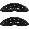2003 GMC SAVANA 1500 BASE - SET OF 4 CALIPER COVERS DENALI/DENALI MATTE BLACK POWDER COAT FINISH SIL - image 1