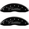 2013 CADILLAC XTS LUXURY - SET OF 4 CALIPER COVERS CADILLAC/CTS4 BLACK POWDER COAT FINISH SILVER CHA - image 1