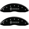 2006 LINCOLN MARK LT BASE - SET OF 4 CALIPER COVERS LINCOLN/STAR LOGO BLACK POWDER COAT FINISH SILVE - image 1