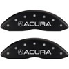 Acura/MDX Matte Black Powder Coat Finish Silver Characters. - image 1