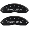 Acura/RLX Matte Black Powder Coat Finish Silver Characters. - image 1