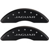 Jaguar/Leaper Matte Black Powder Coat Finish Silver Characters. - image 1