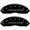 Jaguar/Leaper Black Powder Coat Finish Silver Characters. - image 1