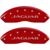 Jaguar/Leaper Red Powder Coat Finish Silver Characters. - image 1