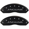 Jaguar/Leaper Matte Black Powder Coat Finish Silver Characters. - image 1