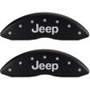 2006 JEEP COMMANDER 65TH ANNIVERSARY EDITION - SET OF 4 CALIPER COVERS JEEP/JEEP MATTE BLACK POWDER - image 1