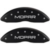Mopar/Mopar Matte Black Powder Coat Finish Silver Characters. - image 1