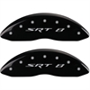 2011 JEEP GRAND CHEROKEE LAREDO - SET OF 4 CALIPER COVERS SRT-8/SRT-8 BLACK POWDER COAT FINISH SILVER CHARACTERS. 18 WHEEL MIN - image 1