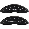 2011 JEEP GRAND CHEROKEE LAREDO - SET OF 4 CALIPER COVERS SRT-8/SRT-8 MATTE BLACK POWDER COAT FINISH - image 1