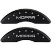 Mopar/Mopar Matte Black Powder Coat Finish Silver Characters. - image 1