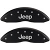 JEEP/JEEP Matte Black Powder Coat Finish Silver Characters. - image 1