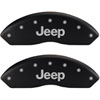 JEEP/JEEP Matte Black Powder Coat Finish Silver Characters. - image 1