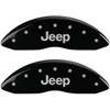 JEEP/JEEP Black Powder Coat Finish Silver Characters. - image 1
