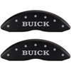 Buick/Buick Shield Matte Black Powder Coat Finish Silver Characters. - image 1