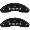 Buick/Buick Shield Matte Black Powder Coat Finish Silver Characters. - image 1