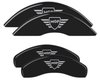 56013SMGPBK Front & Rear Disc Brake Caliper Covers for 2020-2023 Tesla Y, 2020-2022 Tesla Y [Black Finish w/ Silver MGP] - image 2