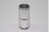FITTING ELEC WATER PUMP 1-1/16 -20 1.0625 inch -20UN to 1.25 Hose x 3 in. Long Billet Alum Each - image 1