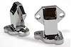 ELBOW WATER PUMP TO BLOCK FORD SB 302-351W Chrome Pair - image 1