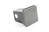 Hitch Receiver Tube Cover Charcoal Gray - image 1