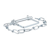 SAFETY PIN 5/16 WITH CHAIN BULK