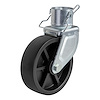 Trailer Jack Caster Assembly Fits 2" Tube