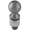 2 5/16 RAW TRAILER BALL 1 1/4 SHANK 1 RISE 25K CAPACITY - image 2