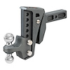 Rebellion XD Adjustable Cushion Hitch Mount, 2 in. Shank with Dual Trailer Ball - image 1