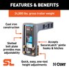 Securelatch Adjustable Pintle Mount [24,000 lbs. Gross Trailer Weight] - image 2