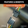 4-Way Flat Custom Wiring Harness Fits Select Toyota Camry - image 3