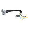 4-Way Flat To 6-Way Round Wiring Adapter Car End - image 2