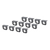 Trailer Wire Connector Bracket Mounting Bracket For 4-5-6-Way Round Sockets Bulk Quantity 12 - image 1