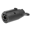 7-Way Round RV To 4-Way Flat Wiring Adapter Plastic