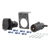 7-Way Round RV Wiring Connector Both Car & Trailer Ends - image 2