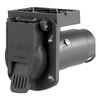 7-Way Round RV Blade Wiring Connector Plastic - image 2
