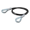 Tow Bar Base Plate Safety Cable [36 in. x 1/4 in.] - image 1
