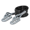 Coiled Tow Bar Safety Cable with Hooks [84 in. x 3/8 in.] - image 1