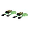 83028 Lime Green Cargo Straps with S-Hooks 16 ft. - image 2