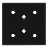 Steel Backing Plate Powder Coat Finish - image 1