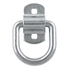 1/2 FORGED WHITE ZINC D-RING W/BRACKET - image 1