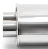 10536 STREETPOWER Universal Muffler [Dual Inlet 3 in., Dual Outlet 3 in., Stainless Steel] - image 4