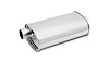 STREETPOWER Oval Muffler 2.5" Inlet/Outlet (Offset-Center) - image 1
