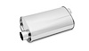 STREETPOWER Oval Muffler 3" Inlet/Outlet (Offset-Offset) - image 1