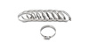 Stainless Steel Worm Gear Clamps Clamping Range 4.56" - 5.51" - image 1